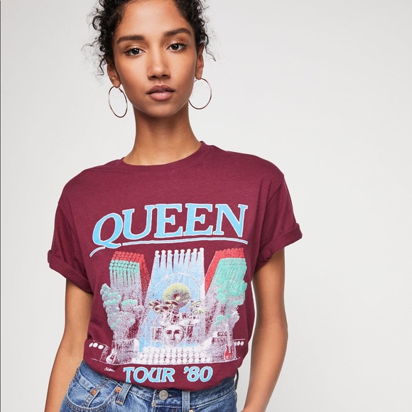 Free People Tops - Women's Red Queen 1980 Tour Tee